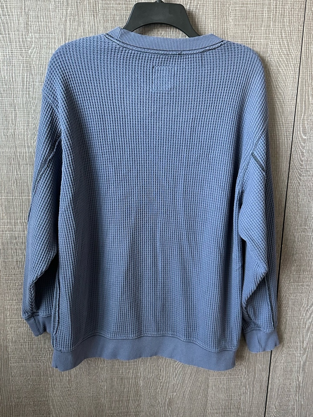 aerie Big Chill Waffle Crewneck Sweater - Picture 3 of 3